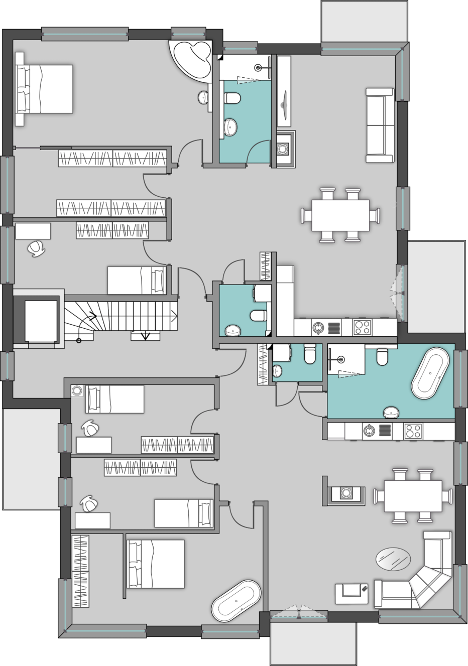 Grundriss DG